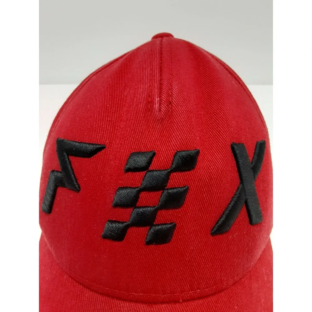 Fox Racing Youth OSFM FLEXFIT RED Baseball Cap Hat‎ Motocross